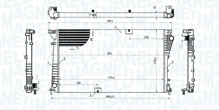 Articolo FDX2P - RADIATORE RAFFREDDAMENTO MOTORE RENAULT TRAFIC