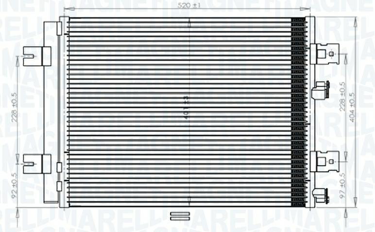 Articolo FXQ3D - CONDENSATORE DACIA SANDERO 1.2 16V