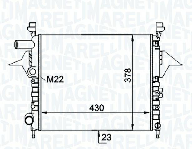 Articolo G0PG2 - RADIATORE RENAULT TWINGO I (C06) 1.2 (C0
