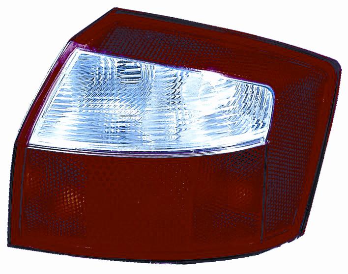 Articolo G10X4 - GR OTTICO P/DX BIANCO ROSSO AUDI A4 10/00>09/04