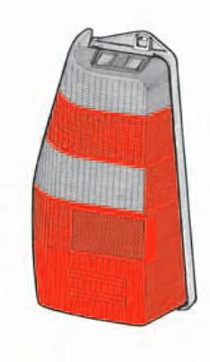 Articolo G7HVK - GR OTTICO P/DX FUME FIAT DUNA SW-FIORINO 11/87> MOD CARTO