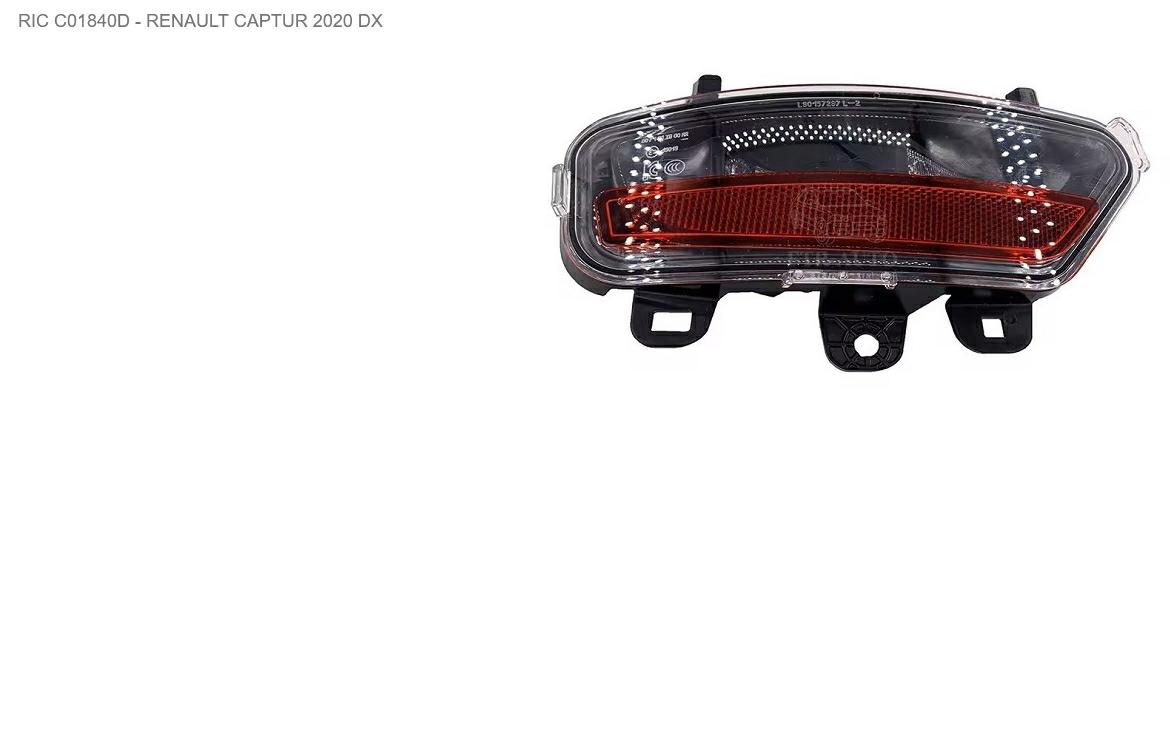 Articolo GC989 - FANALE P/DX C/RETRONEBBIA CAPTUR 10/19> ASX 01/23>