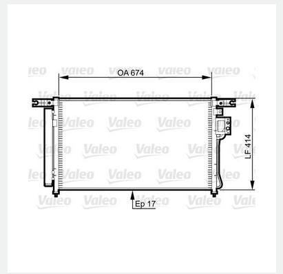 Articolo GD1FP - COND HYUNDAI SANTA FE 2