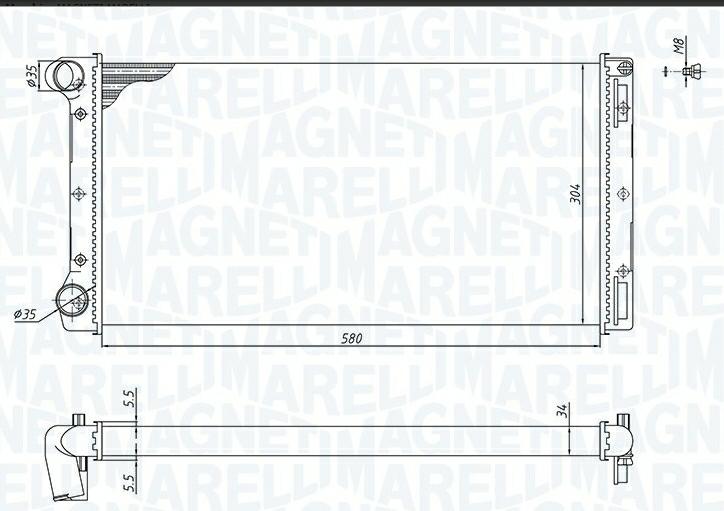 Articolo GFDPH - RADIATORE FIAT PUNTO (188) 1.9 JTD