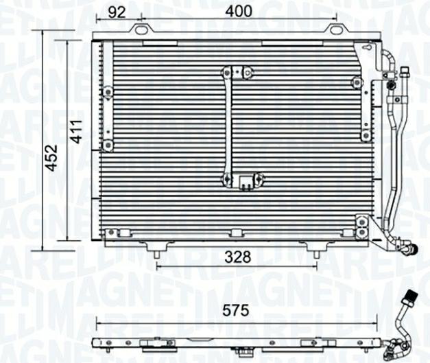 Articolo GMD0V - CONDENSATORE MERCEDES CLK (C208)