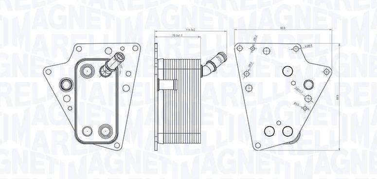 Articolo GPZ1P - RADIATORE OLIO OPEL ZAFIRA B 1.9 CDTI