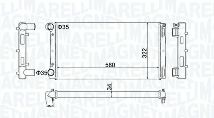 Articolo GVSHN - RADIATORE FIAT PUNTO (188) 1.9 JTD