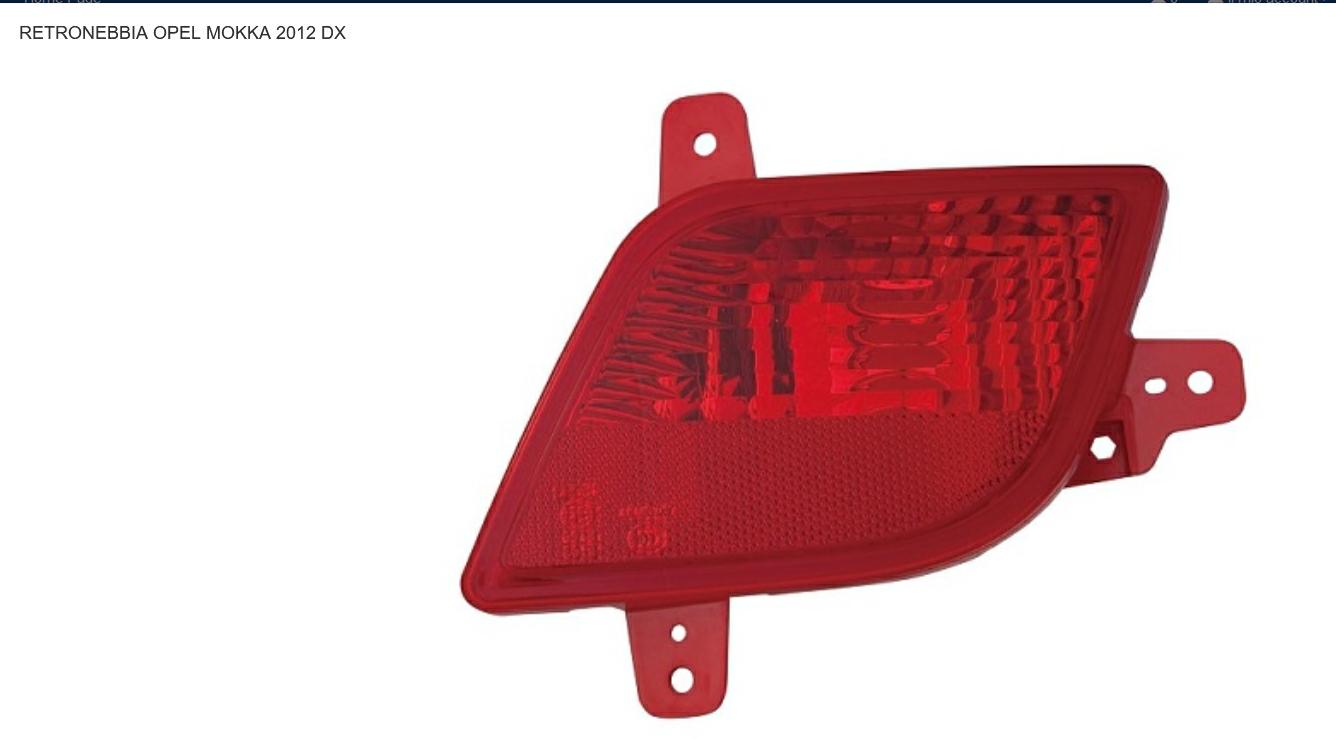 Articolo GWKYQ - FANALE RETRONEBB P/DX OPEL MOKKA 01/13>