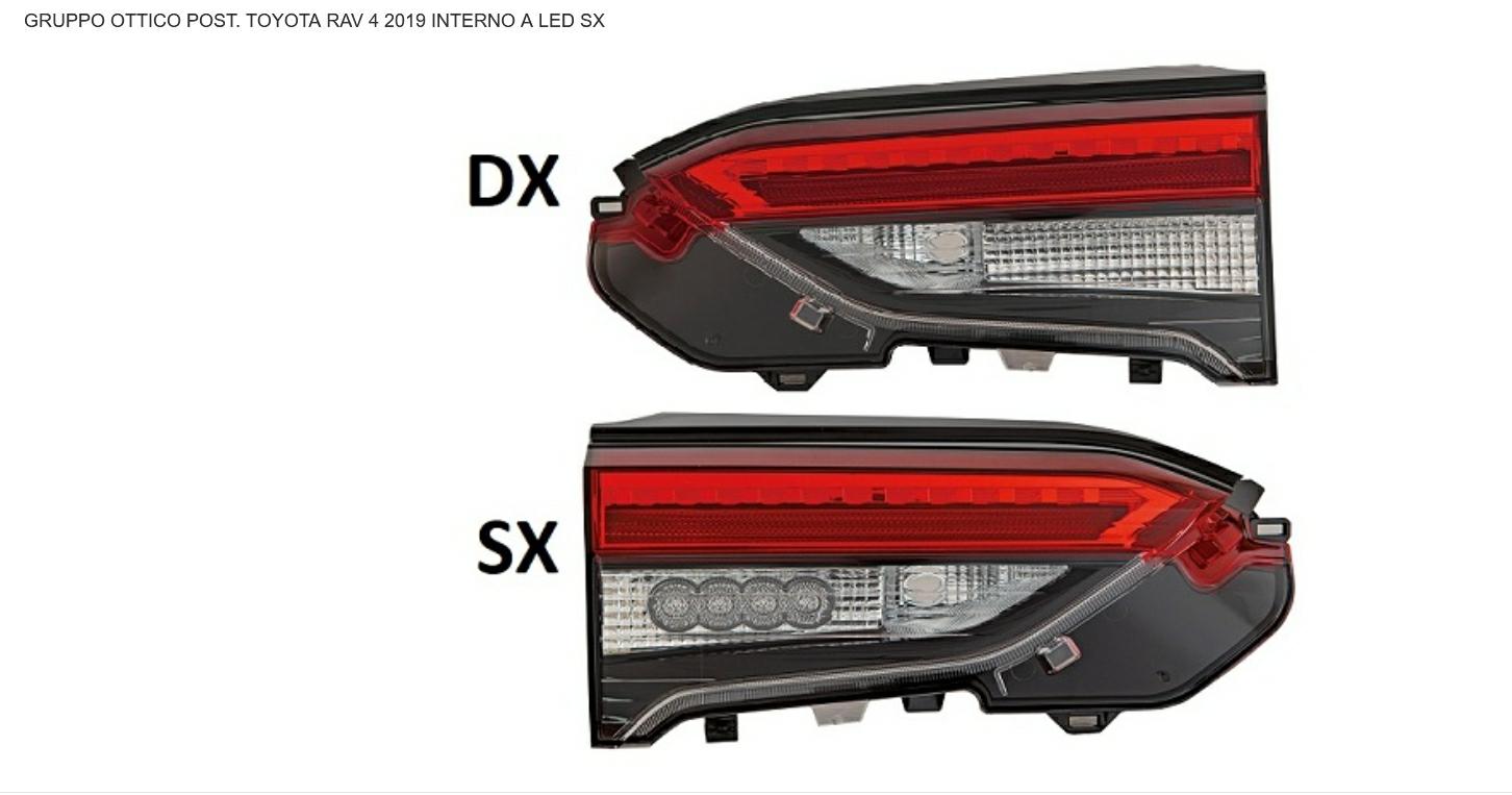 Articolo H1XHG - GR OTTICO P/SX INT A LED TOYOTA RAV 4 01/19>