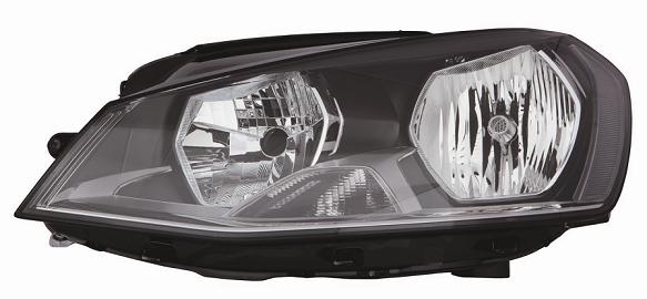 Articolo H51DH - FARO DX H7-H15 C/MOTOR ELETT VW GOLF 7 10/12> PARAB NERA