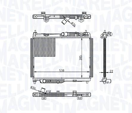 Articolo HH59P - RADIATORE FORD ECOSPORT1.0 EBOOST