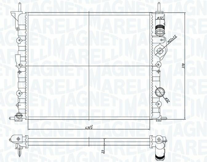 Articolo K0CY0 - RADIATORE RENAULT CLIO II (BB, CB)