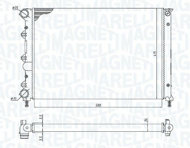 Articolo K1C3C - RADIATORE ALFA ROMEO 147 (937)