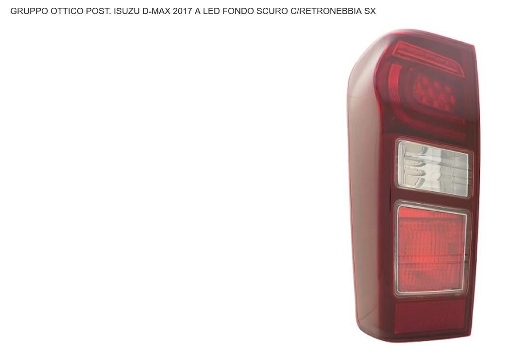 Articolo K2NYR - GR OTTICO P/SX A LED ISUZU D-MAX 01/12>  01/16> FONDO SCURO
