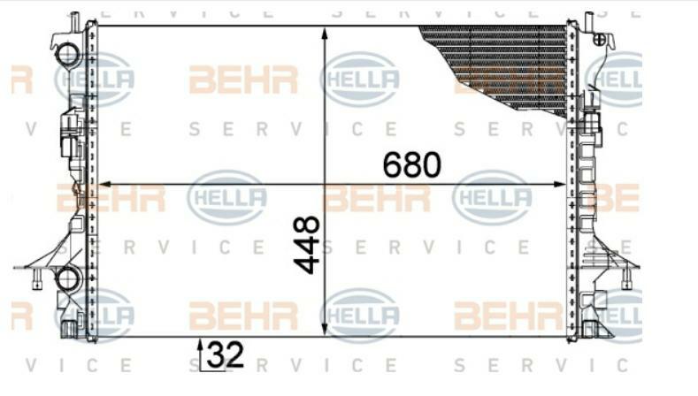 Articolo K4N53 - RADIATORE RENAULT LAGUNA