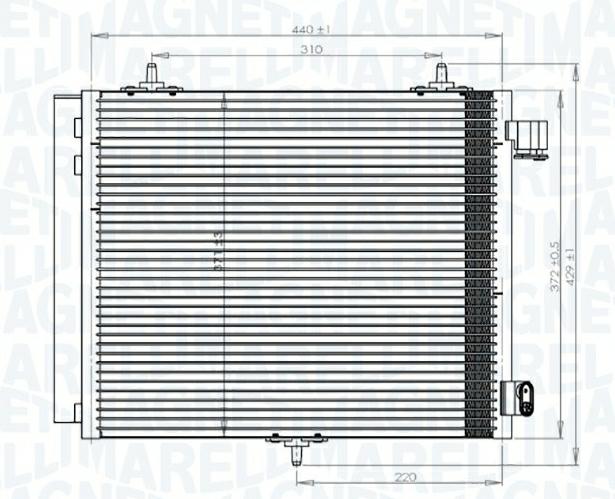 Articolo KHY7H - CONDENSATORE CITROÃN C3I (FC, FN) 1.4 HD
