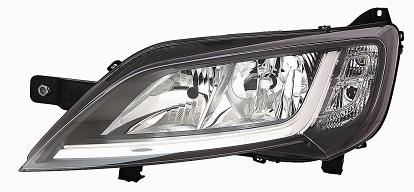 Articolo KKT5S - FARO SX 2H7 C/MOTOR EL PEUGEOT BOXER 01/14> CORNICE NERA