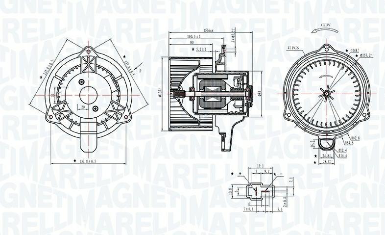 Articolo KQS7W - VENTOLA ABITACOLO HYUNDAI I30 (FD) - KIA -