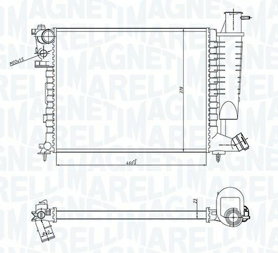 Articolo KZPX9 - RADIATORE PEUGEOT 306 (7A, 7C, N3, N5)
