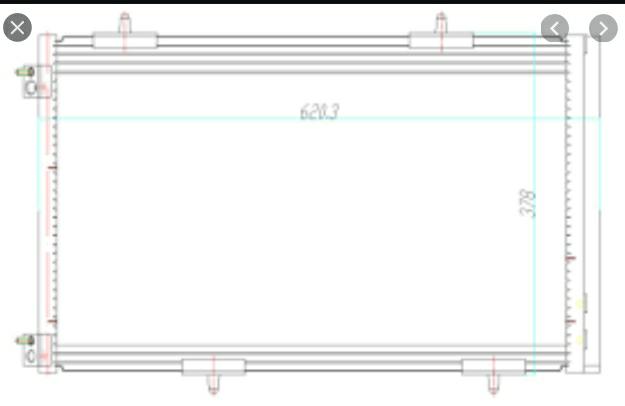 Articolo M0101 - CONDENSATORE CITROÃN C-ELYSEE 1.6 HDI 92