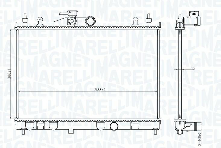 Articolo NB8TC - RADIATORE NISSAN JUKE (F15) 1.6