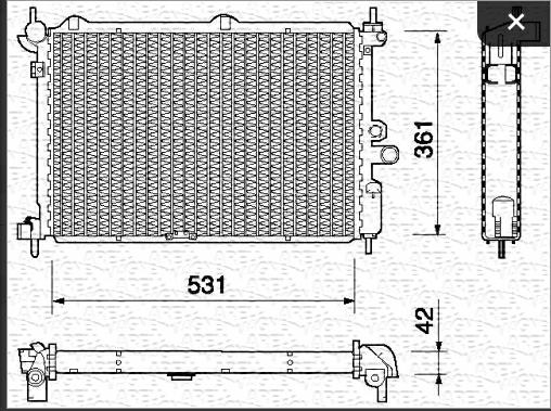 Articolo NN1DK - CONDENSATORE CITROEN - PEUGEOT - TOYOTA  -