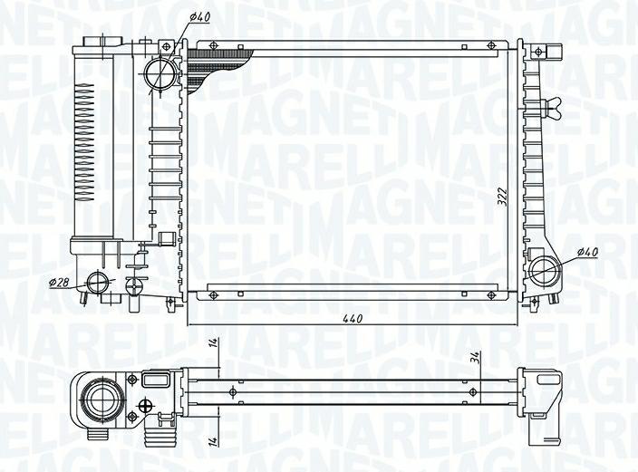 Articolo P4HQQ - RADIATORE BMW 3 (E36) 320 I