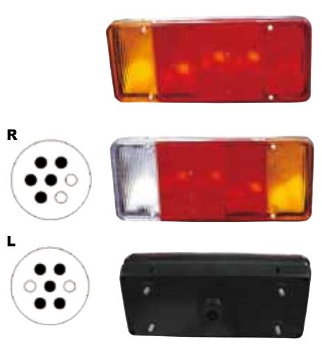 Articolo P6747 - FANALE P/SX IVECO DAILY04/00>04/06 CASSONATO (ATTACCO PICCOLO)