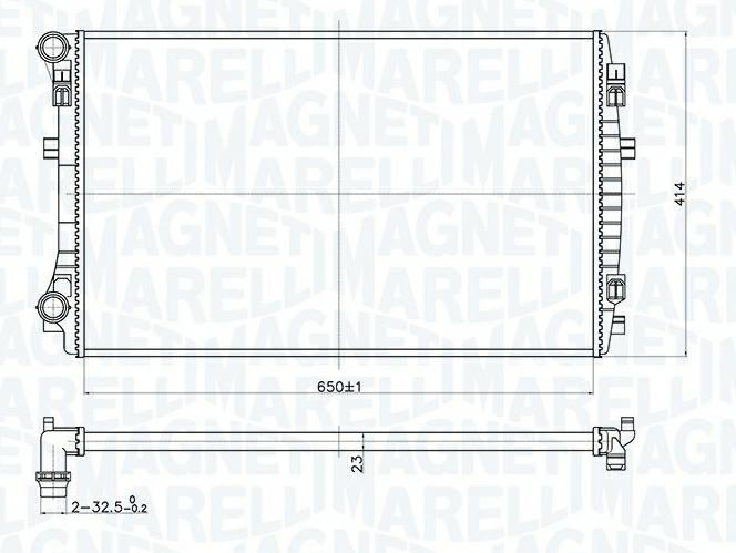 Articolo PSQYG - RADIATORE VW GOLF VII -AUDI - SEAT - SKODA -