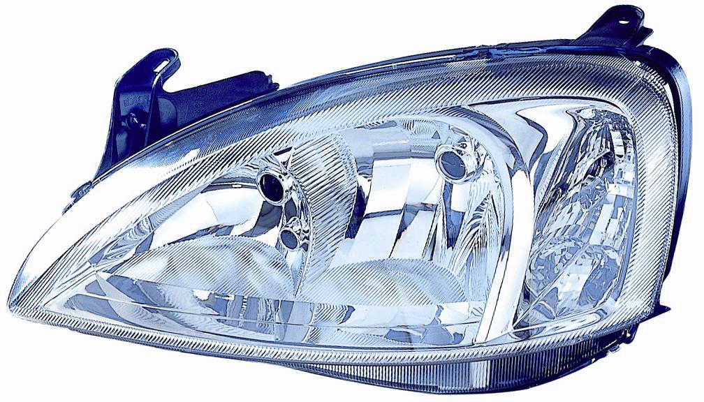 Articolo PY78D - FARO DX 2H7 PRED REG ELETT OPEL CORSA C 07/02>09/03(MOD VALEO)