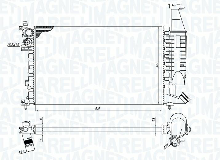 Articolo Q4W3S - RADIATORE CITROÃN C4 I (LC) 1.6 HDI