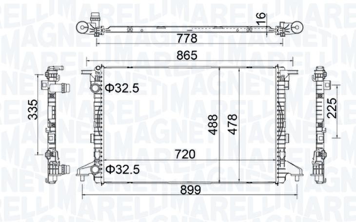 Articolo Q8ZWZ - RADIATORE AUDI A4 (8W2 8WC B9)