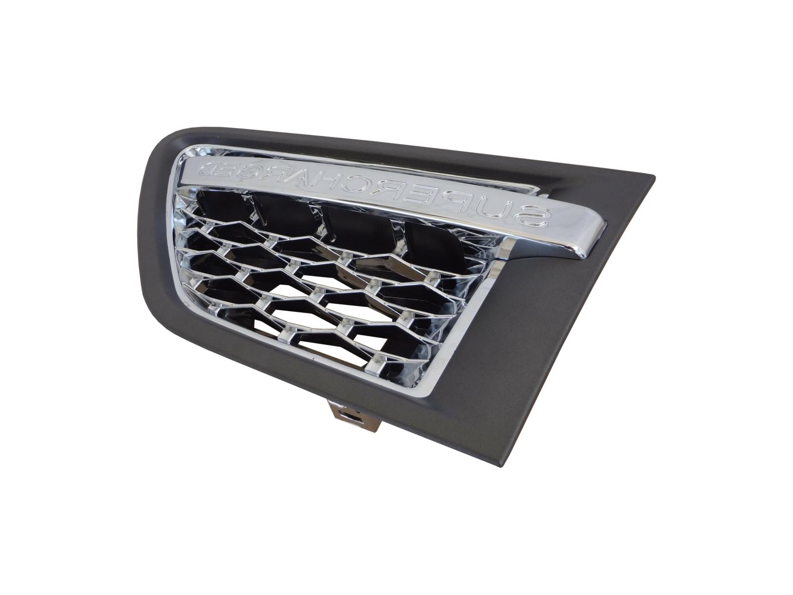 Articolo QDX2S - GRIGLIA PARAF A/SX GRIGIO SCURO/CROMATA LAND ROVER RANGE ROVER S