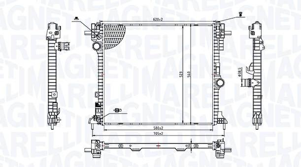 Articolo QHTXY - RADIATORE ALFA ROMEO STELVIO 2.0 SUPER