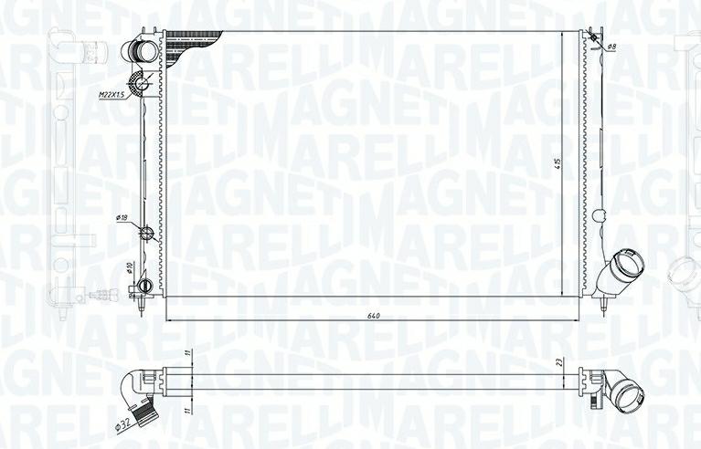 Articolo QTZ9R - RADIATORE PEUGEOT 406 (8B) 1.8 16V