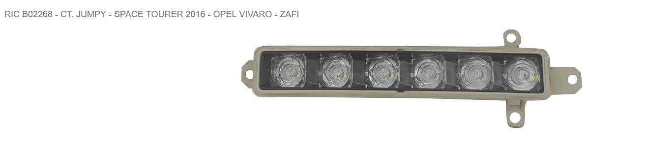 Articolo R6V6F - DRL LAT DX-SX JUMPY-SPACET-SCUDO-ZAFIRA-VIVARO-EXPERT-TRAVELLER