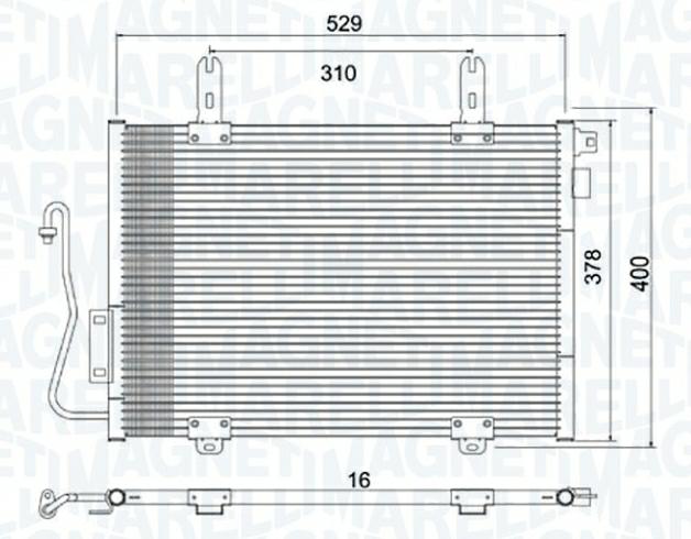 Articolo S073B - CONDENSATORE RENAULT KANGOO EXPRESS (FC0/1
