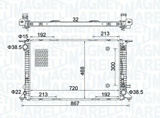 Articolo S7FC4 - RADIATORE AUDI Q5 (8RB)3.0 TDI QUATTRO