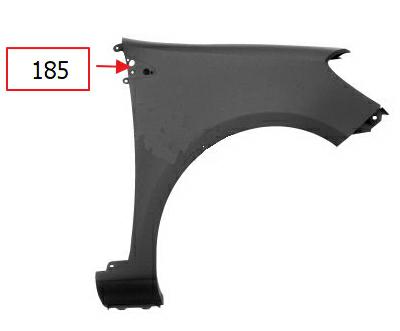 Articolo S9RXH - PARAF A/DX RENAULT CLIO 09/05> CLIO 06/09>