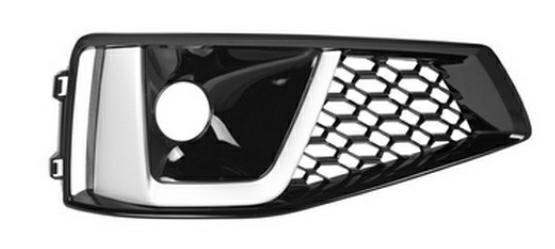 Articolo SRVM1 - GRIGLIA P/TI A/DX C/FORO+MODAN SILVER AUDI A4 08/18> S-LINE