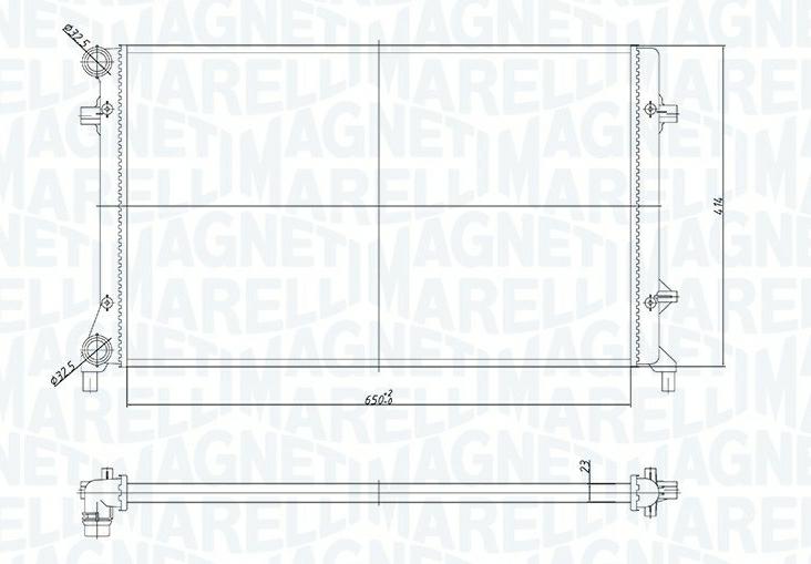 Articolo T2F1B - RADIATORE VW GOLF V (1K1) 1.6