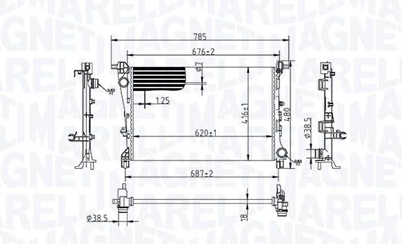 Articolo TFS4Q - RAD FIAT 500L 0.9