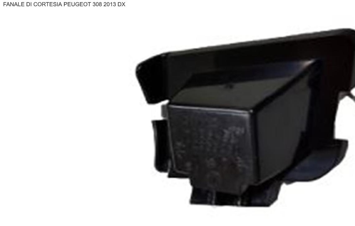 Articolo V3RSP - FANALE DI CORTESIA DX PEUGEOT 308 01/13>