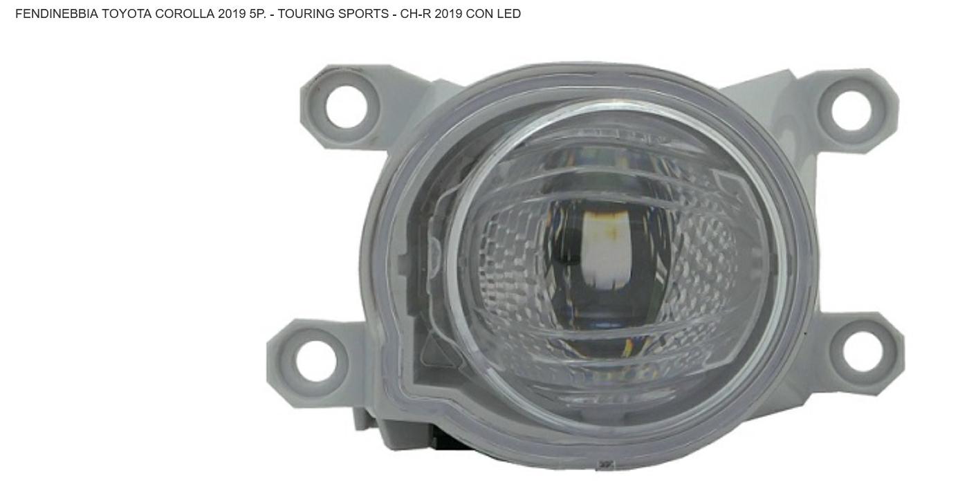 Articolo V5D8G - FEND SX A LED TOYOTA COROLLA 01/19>C-HR 01/19>YARIS 07/20>