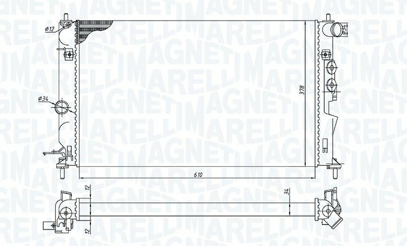 Articolo V72YM - RADIATORE OPEL VECTRA B