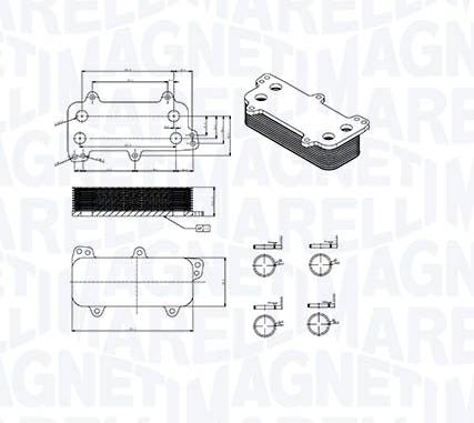 Articolo V8ZYX - RADIATORE OLIO VW TOUAREG 2.5 R5 TDI -SKODA-