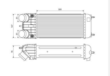 Articolo V94MZ - INTERCOOLER PEUGEOT 2071.6 I 16V TURBO 2006 2012