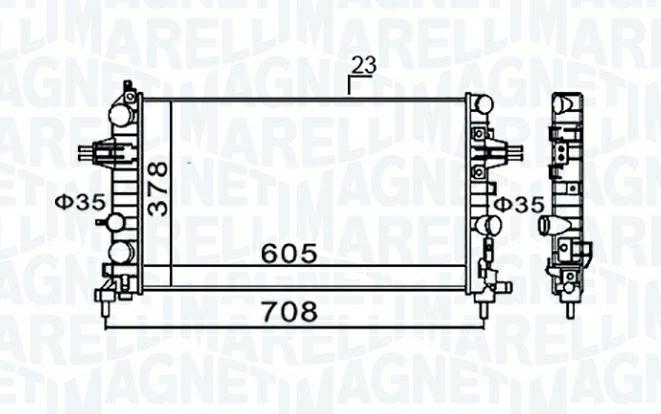 Articolo V9N5Z - RADIATORE OPEL ZAFIRA /ZAFIRA FAMILY B (