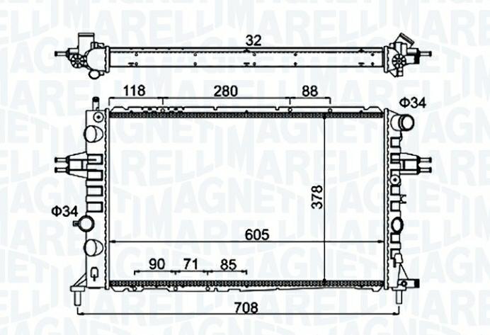Articolo VG0S3 - RADIATORE OPEL ASTRA G - ZAFIRA