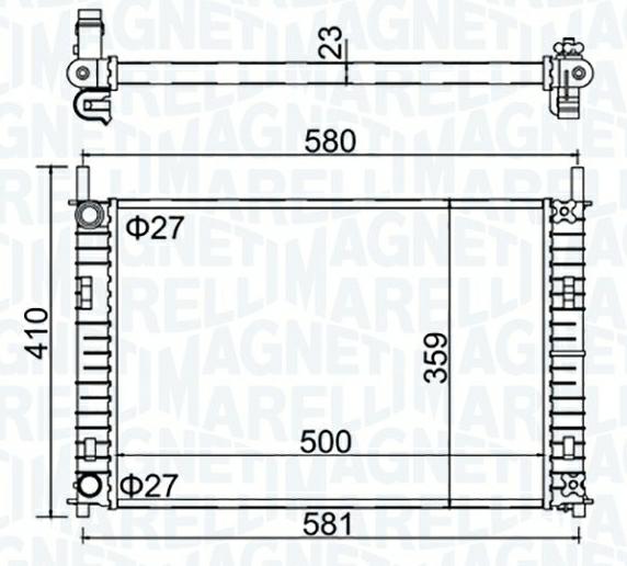 Articolo WFVGP - RADIATORE FORD FIESTA V(JH, JD) 1.4 TD